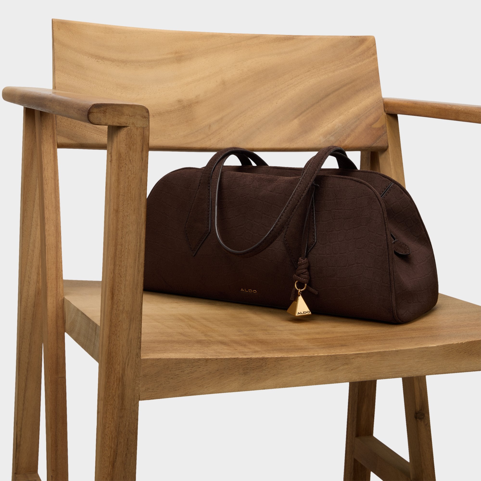 ALDO The Everyday Bag sac suède matelassé