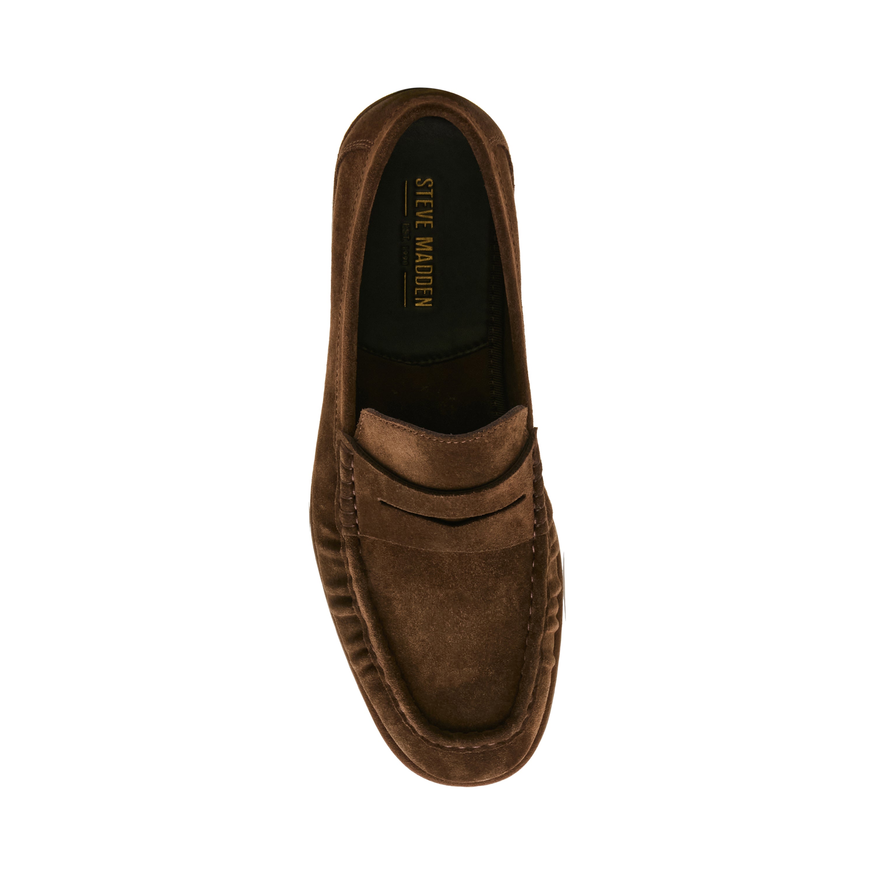 Steve Madden Derry mocassins marron daim homme