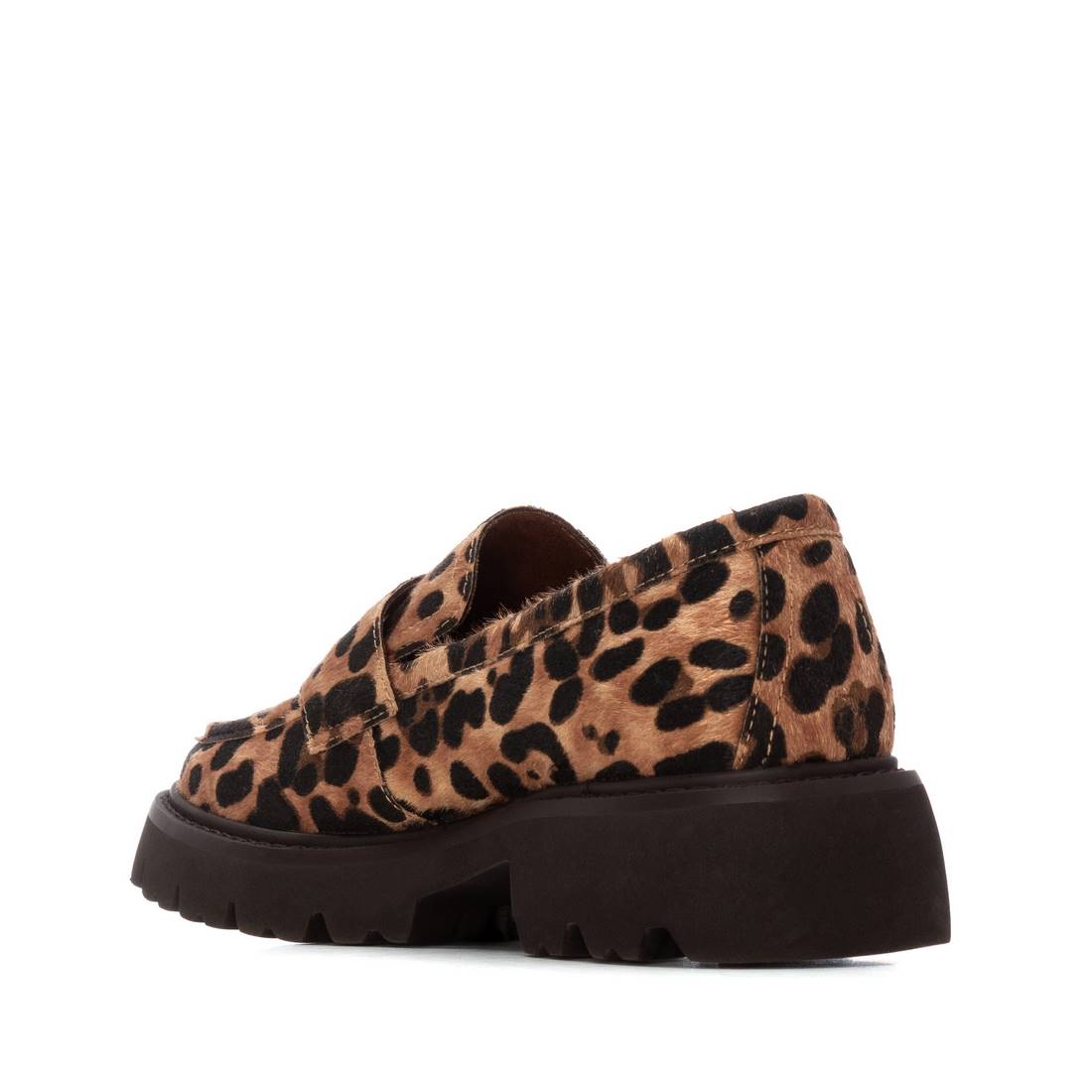 Carmela 16254505 mocassin léopard plat doré