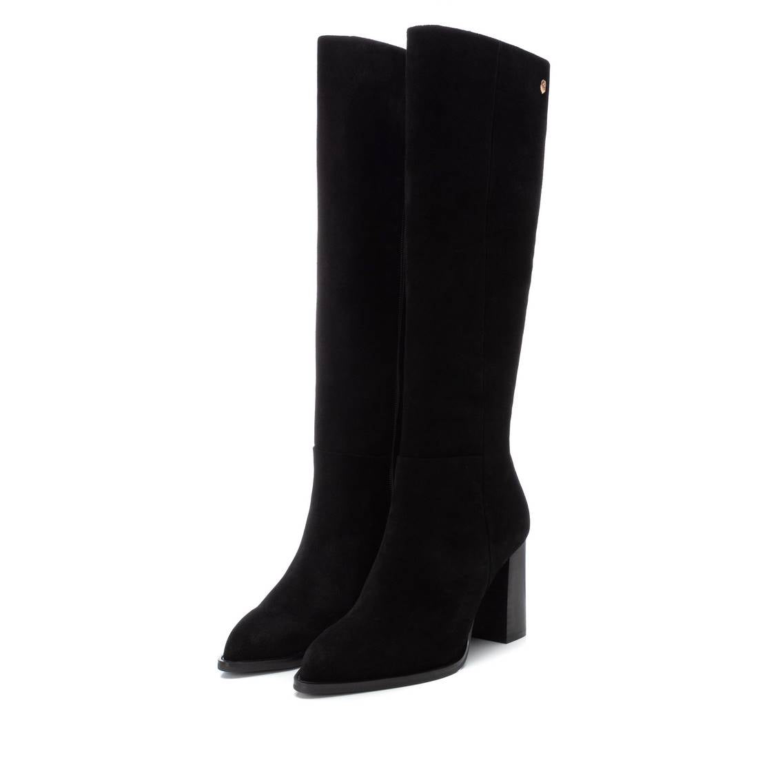 Carmela 16089801 bottes cuir noir talon 9 cm