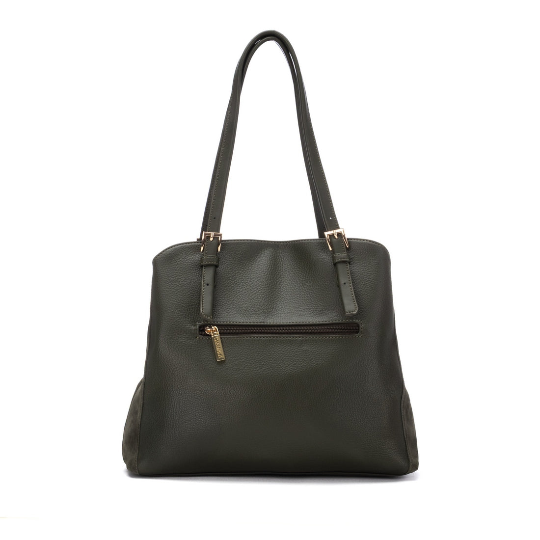 Carmela 186232 18623203 sac épaule kaki suède