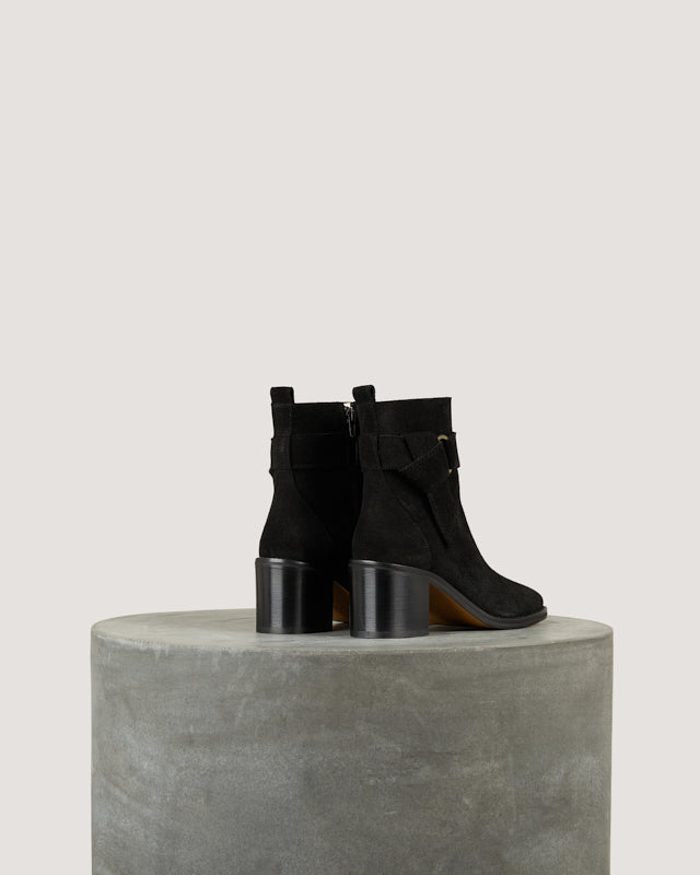 Tila March Lea boots noir cuir talon 6 cm