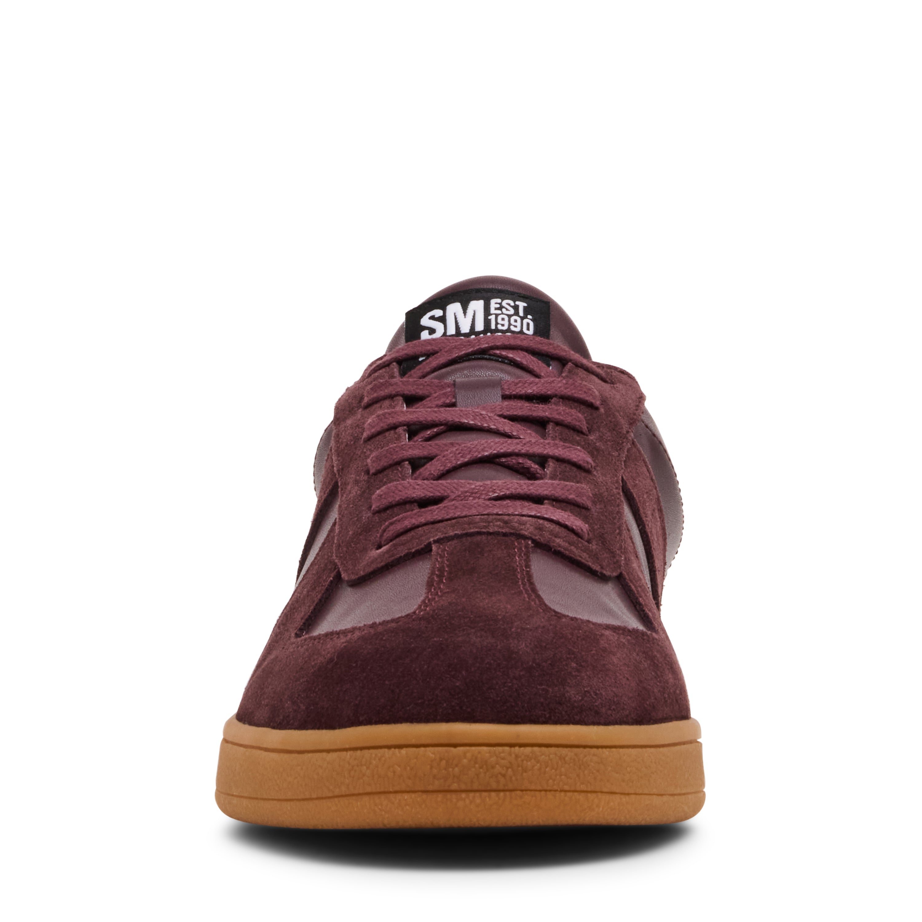 Steve Madden Waltor baskets homme daim bordeaux à lacets