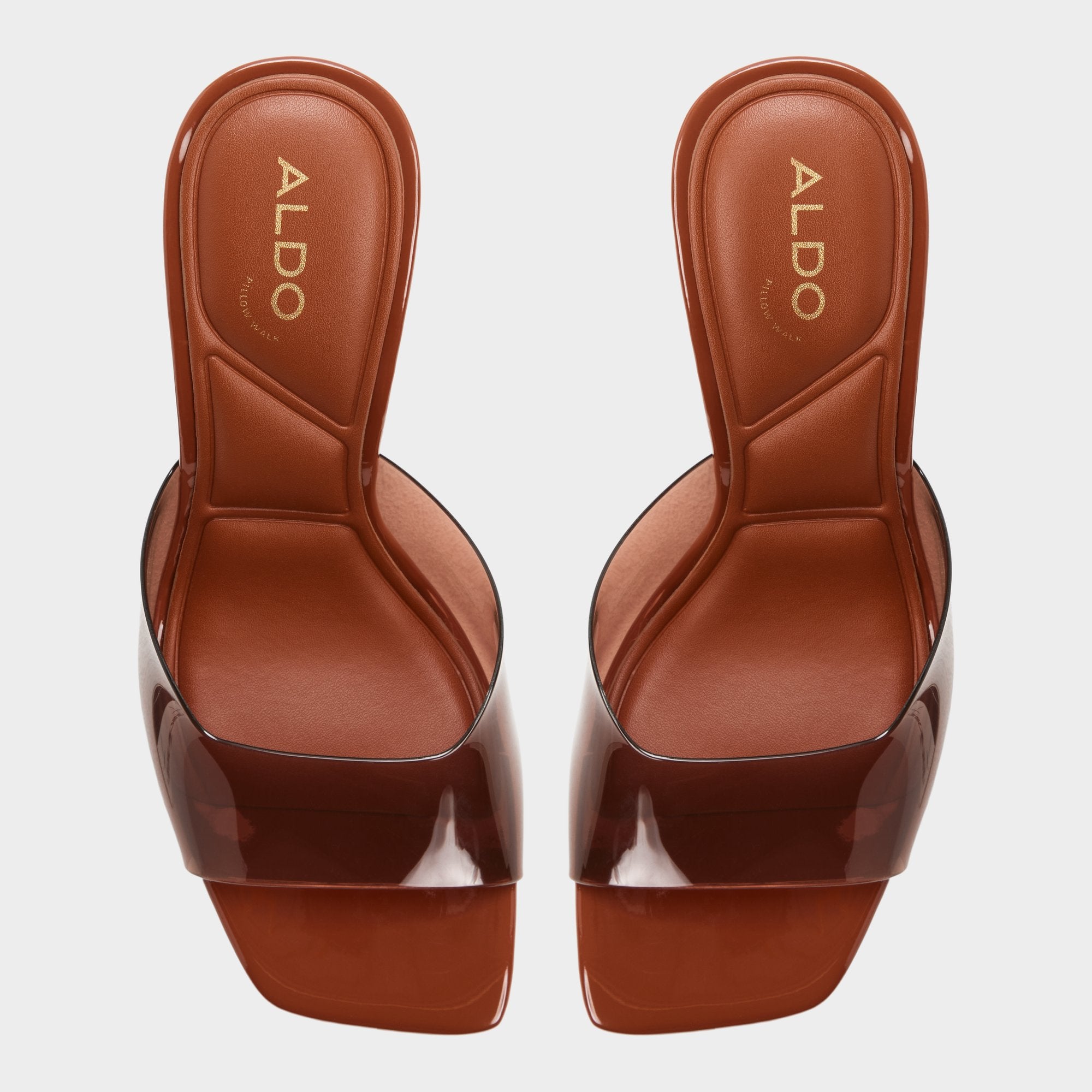 ALDO Lumina baskets compensees marron