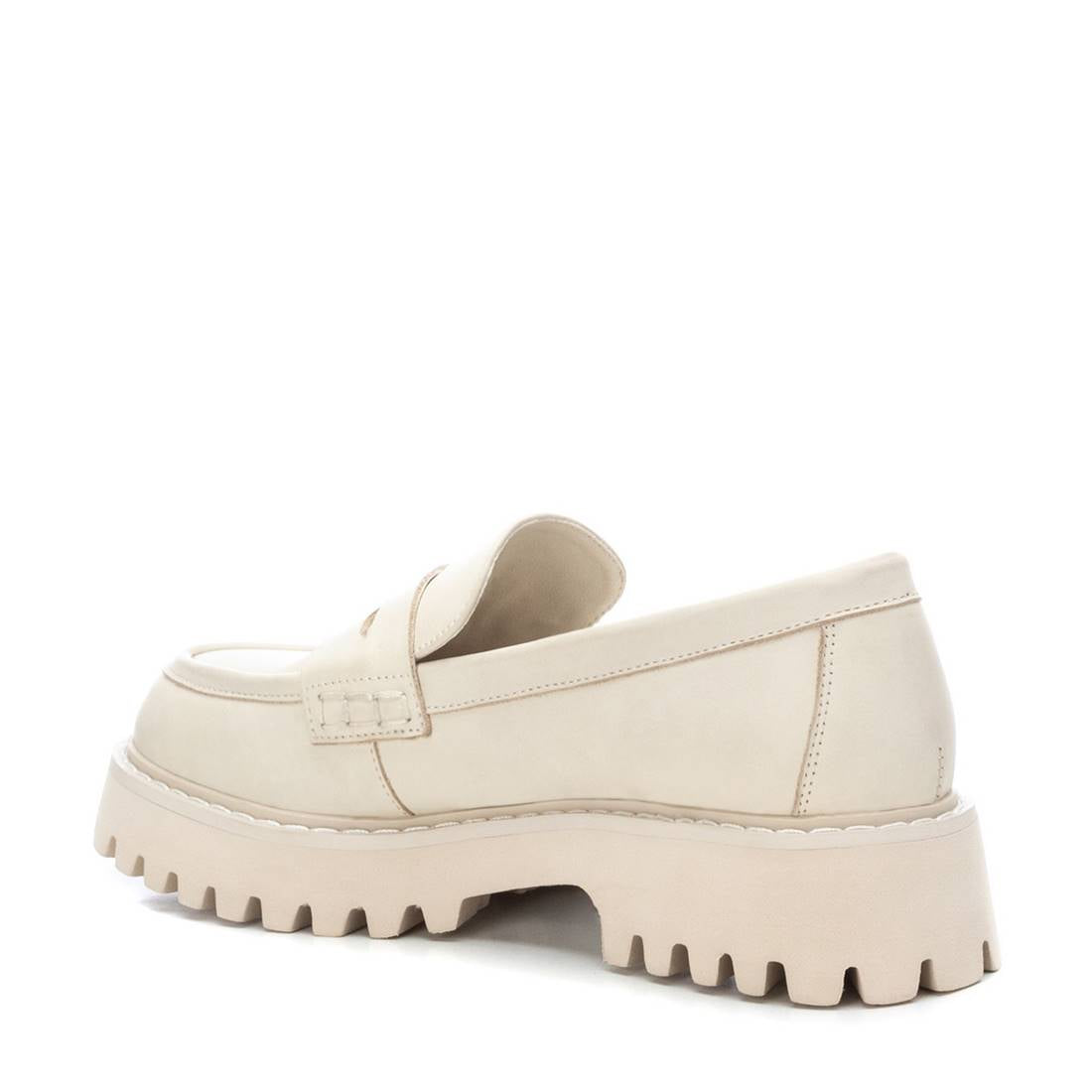 Carmela 161068 16106804 mocassin cuir blanc plat