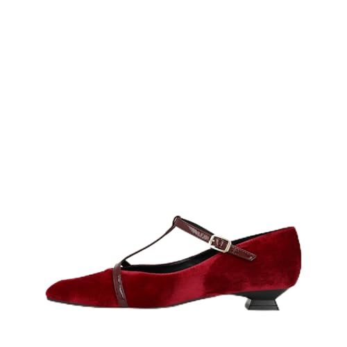 LODI BED5526-TE babies cuir rouges à talon