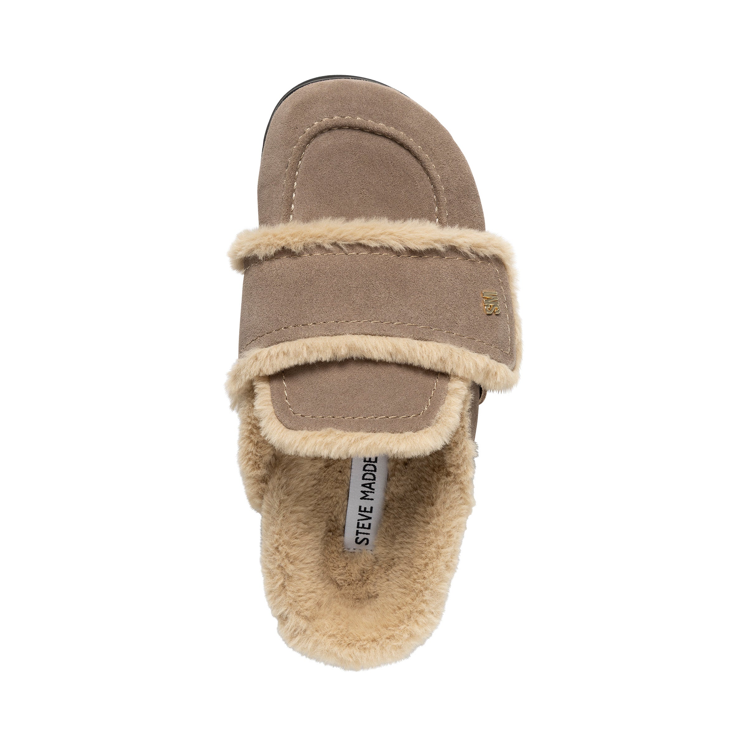 Steve Madden Bomb-SM mules taupe daim à enfiler femme