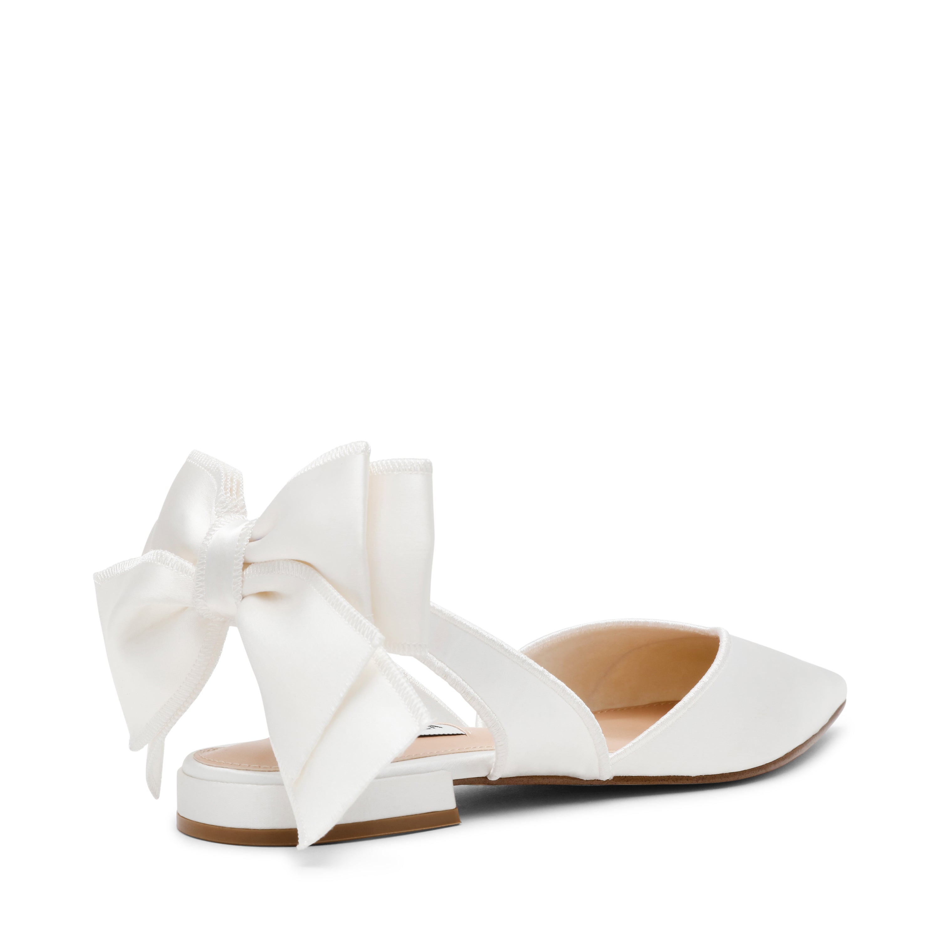 Steve Madden Synthia ballerine satin ivoire bride