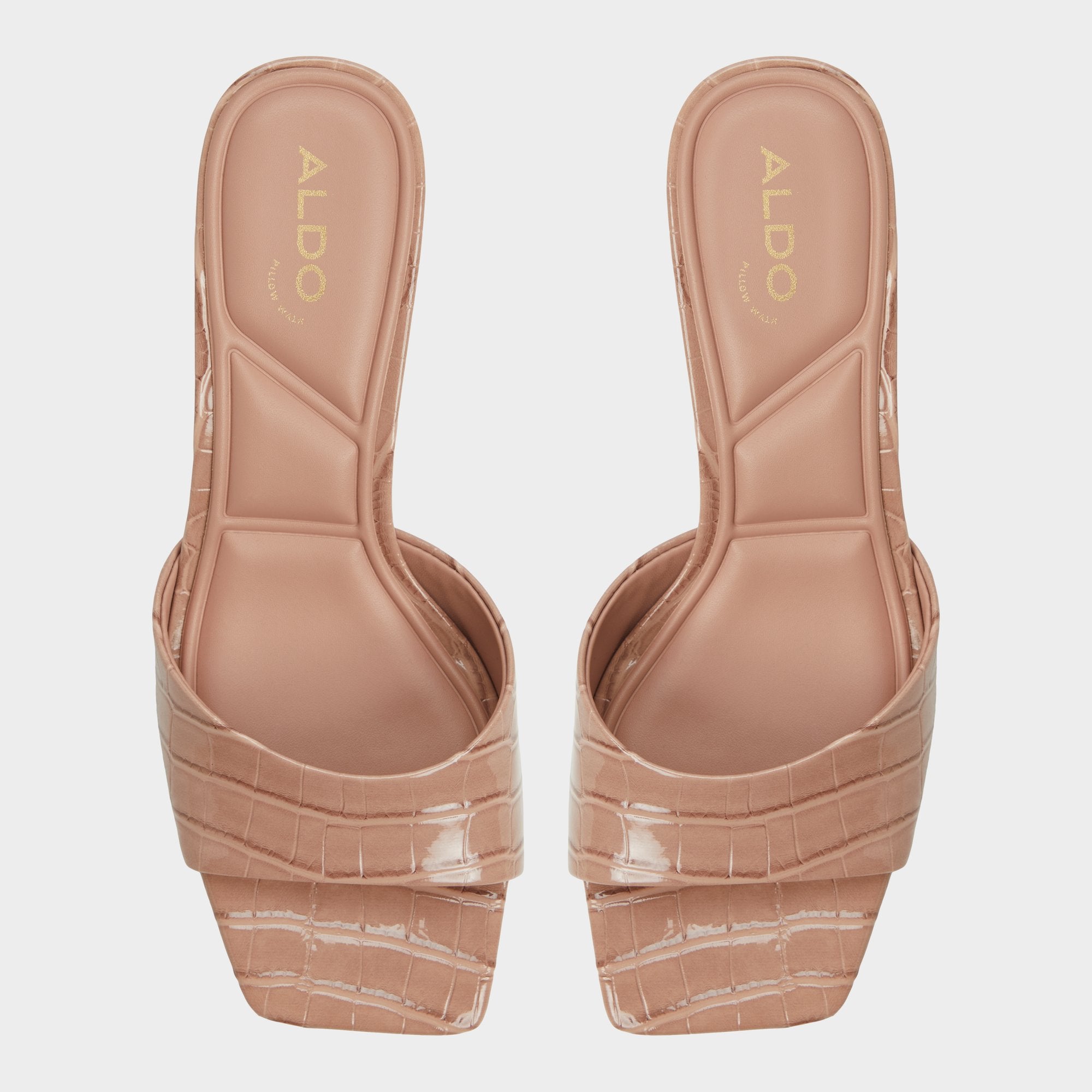 ALDO Enchanting baskets talon rose compensé