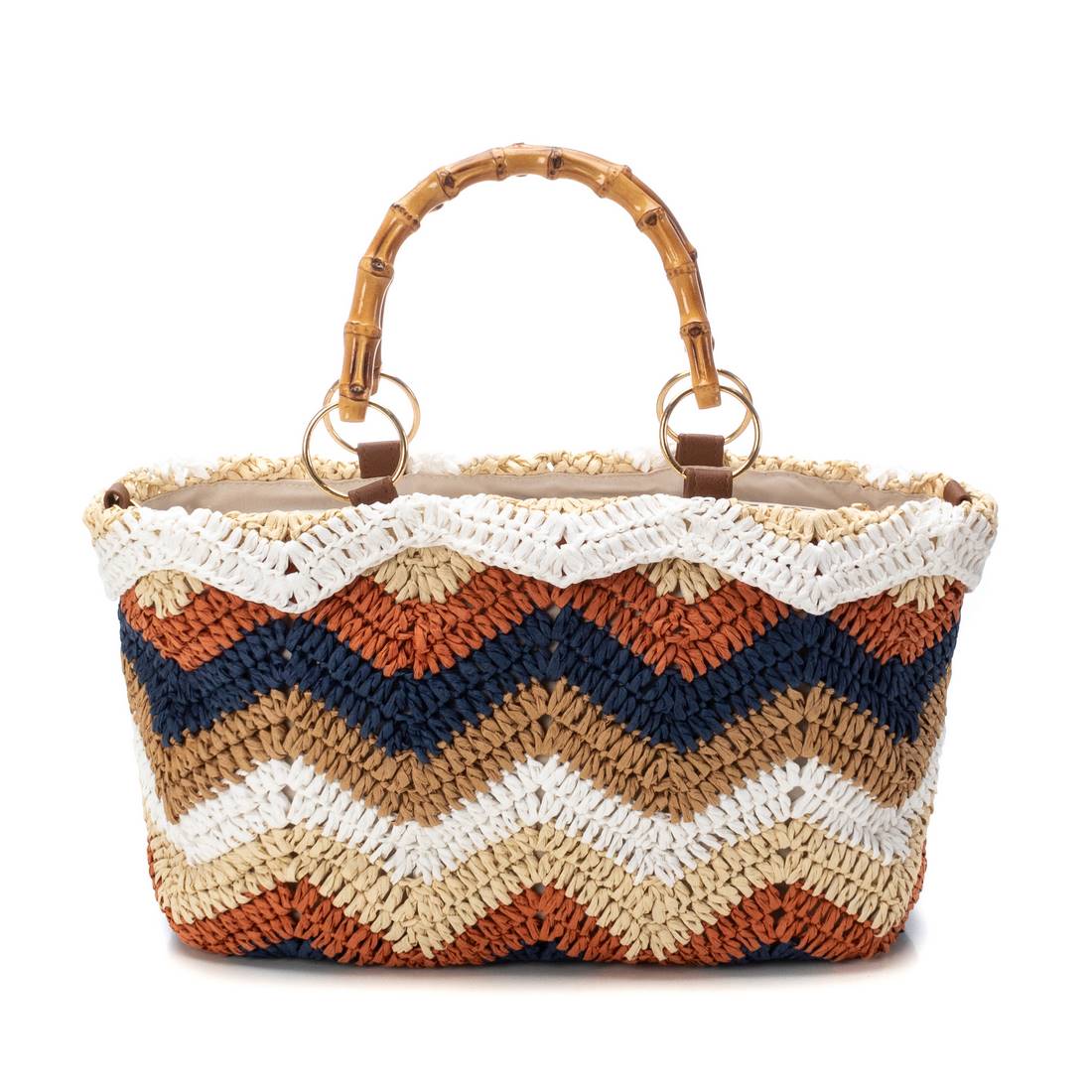 Carmela 18615901 sac rafia corail 42 cm