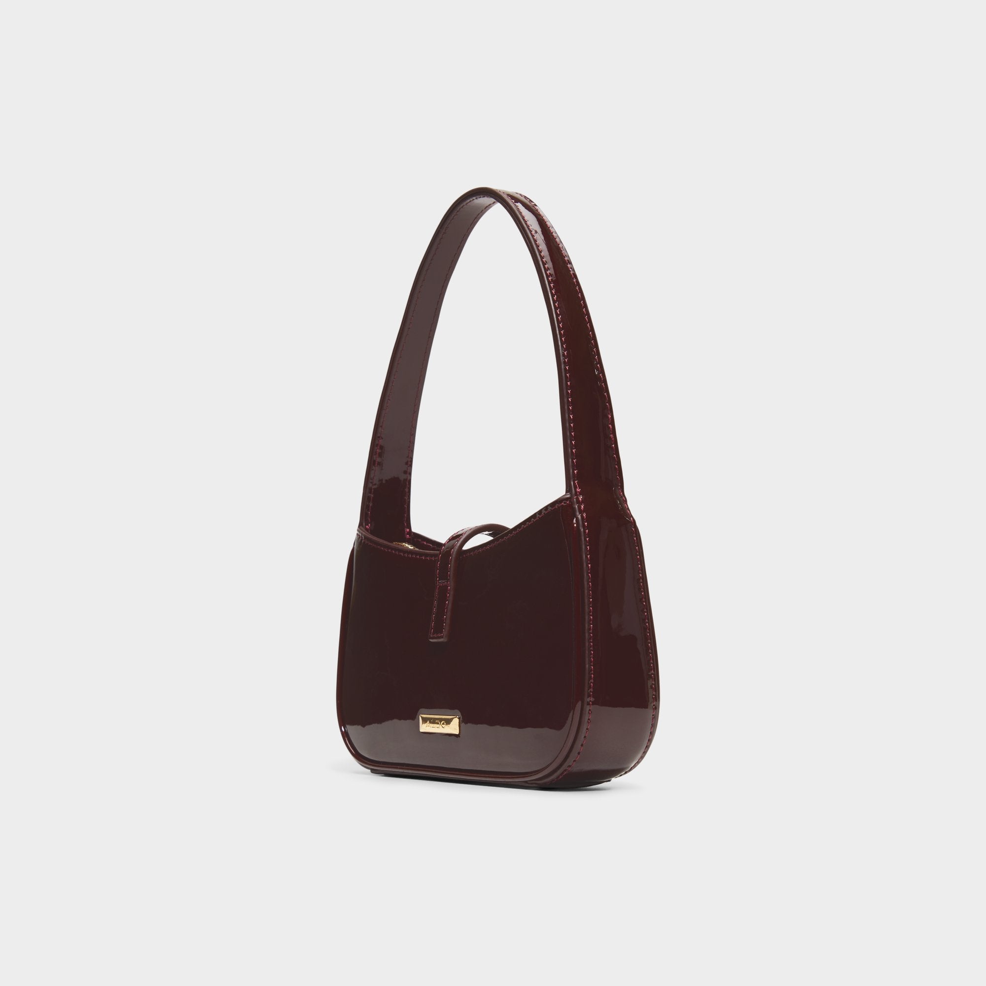 Aldo Abriellaa sac bandoulière verni marron