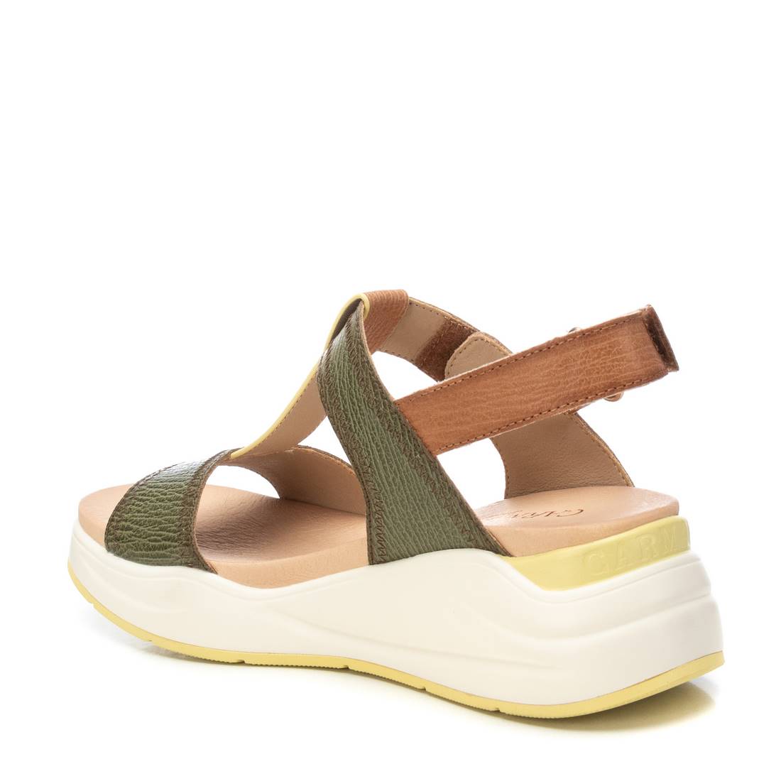 Carmela 16225901 sandale cuir kaki scratch