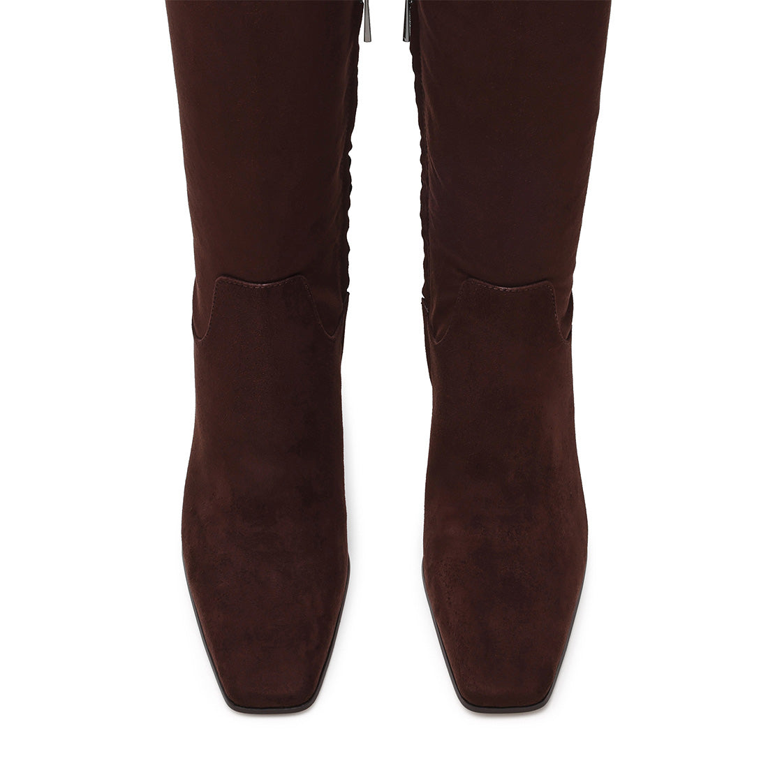 Steve Madden Fair-Play bottes marron chocolat 8,5 cm