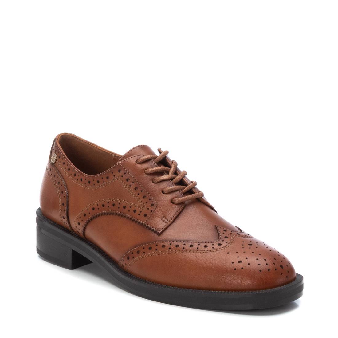 Carmela 16196403 derby femme cuir véritable marron