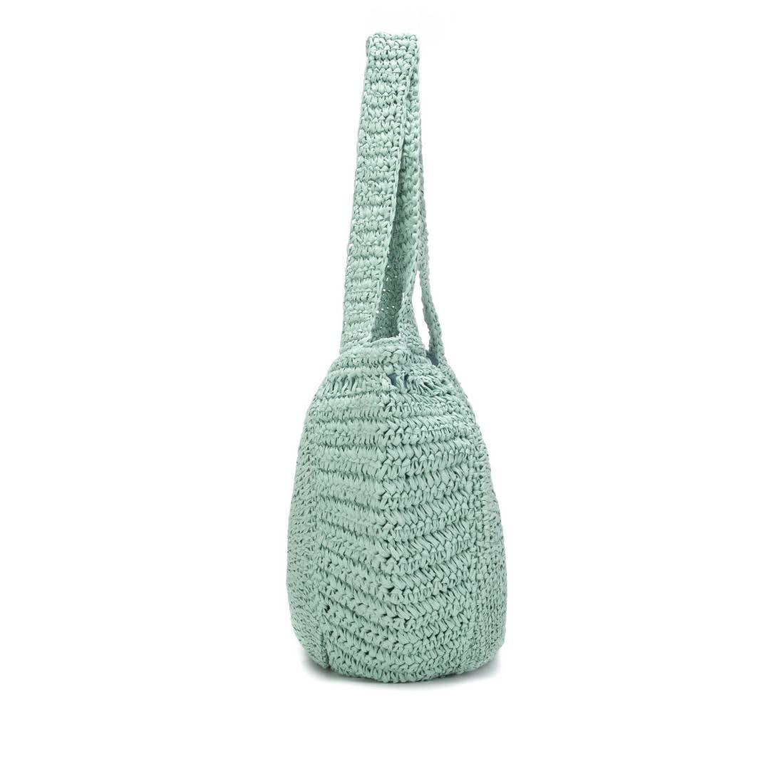 Carmela 18622501 sac épaule turquoise raphia taille unique