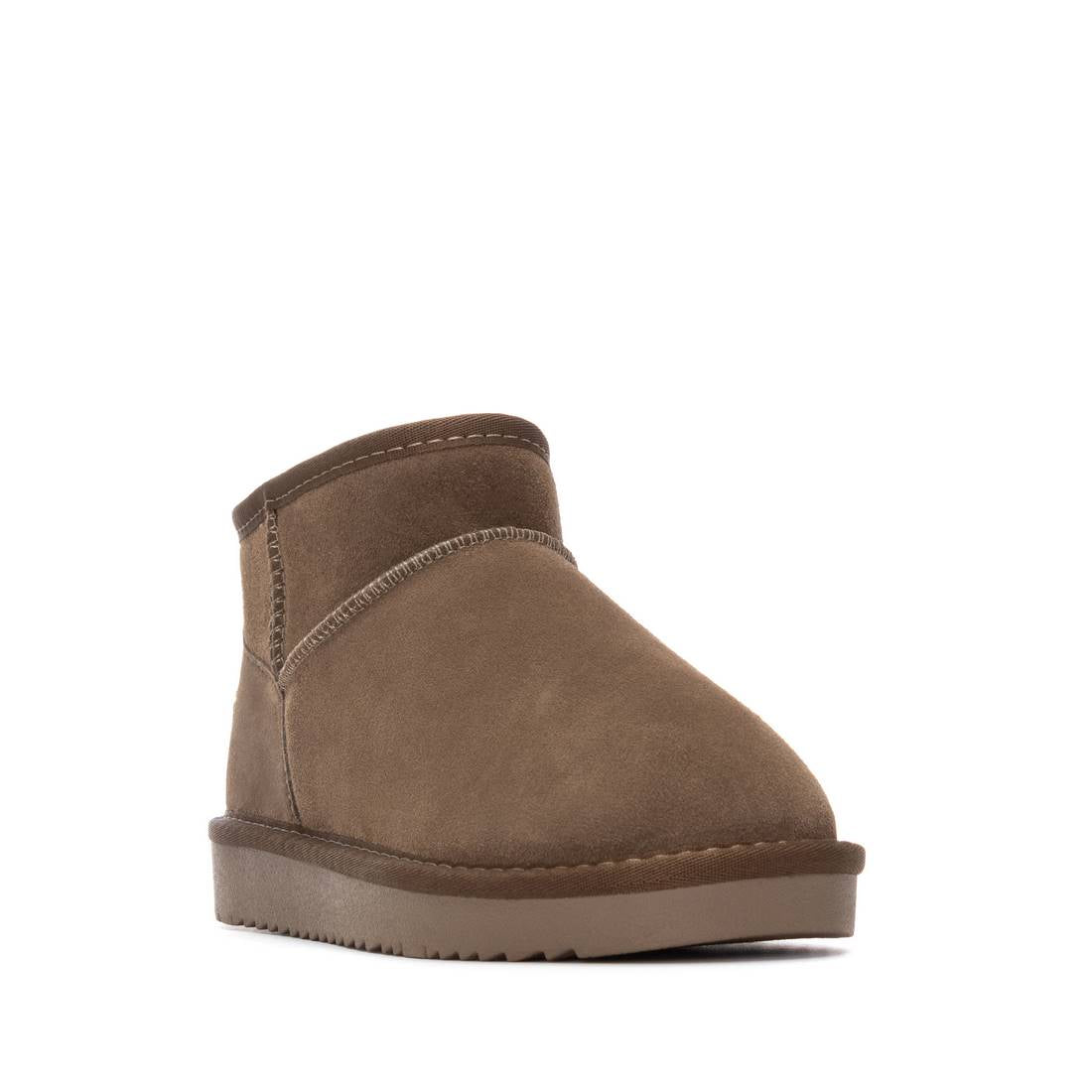 Carmela 16263501 bottine femme kaki fourrée plate