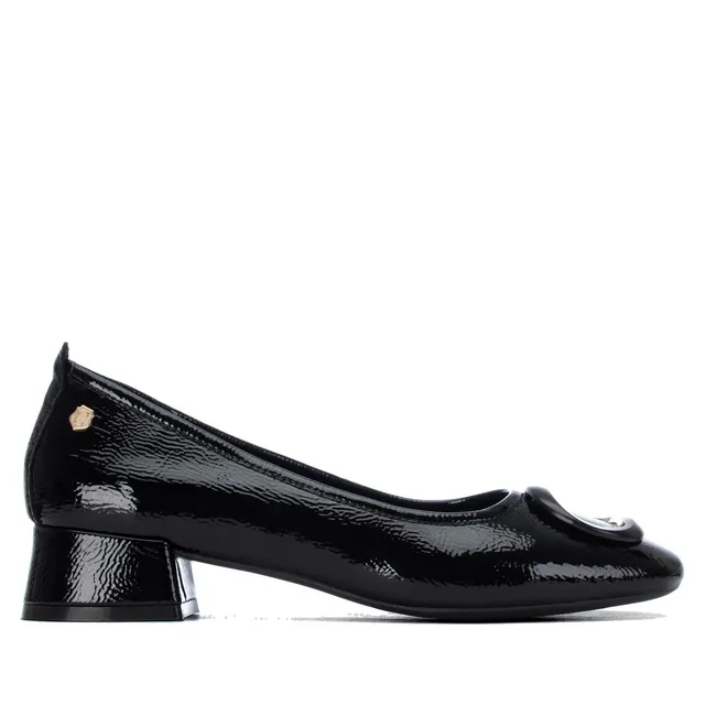 Carmela 16436301 escarpin ballerine vernis noir brillant