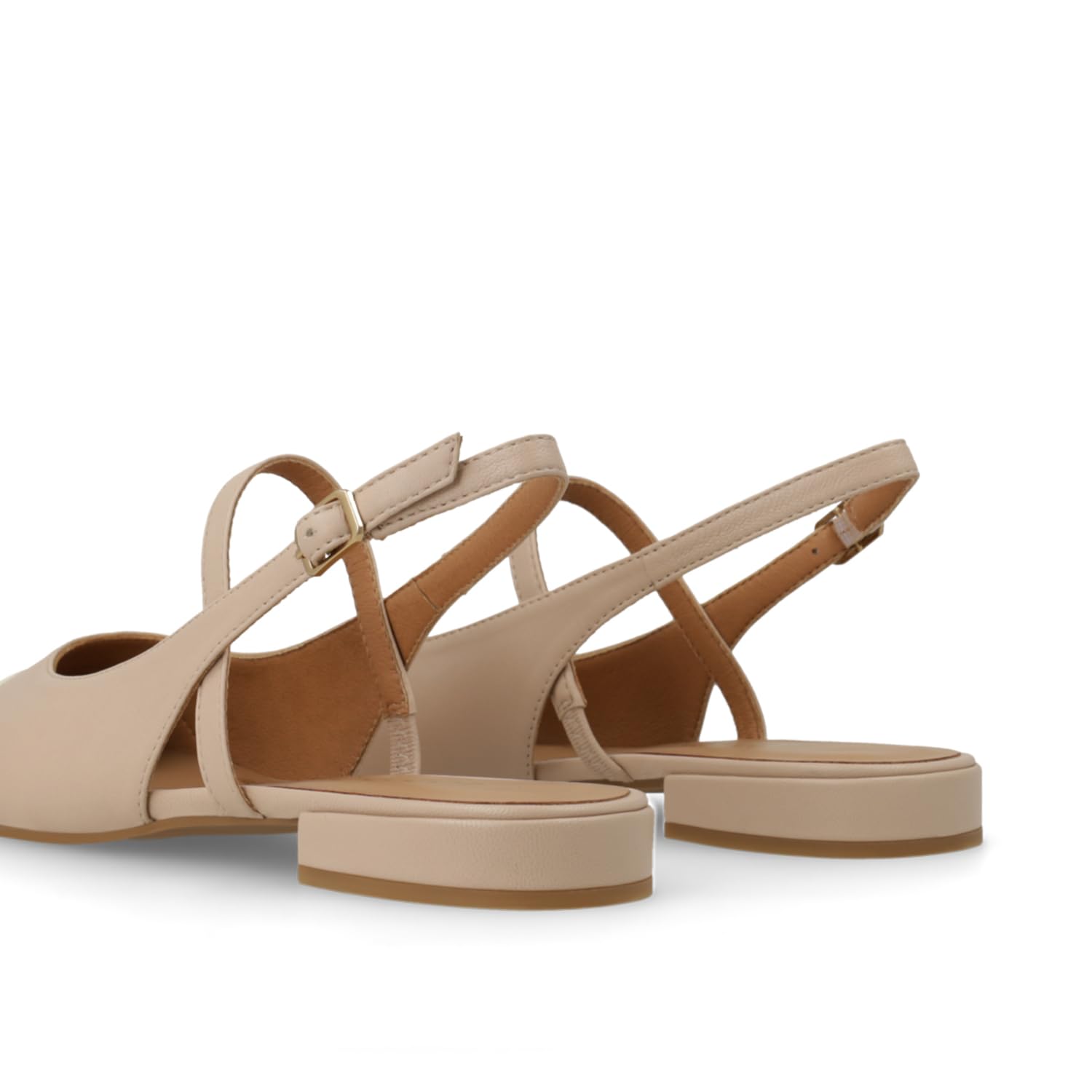 LODI AMB5327 ballerines cuir nude femme