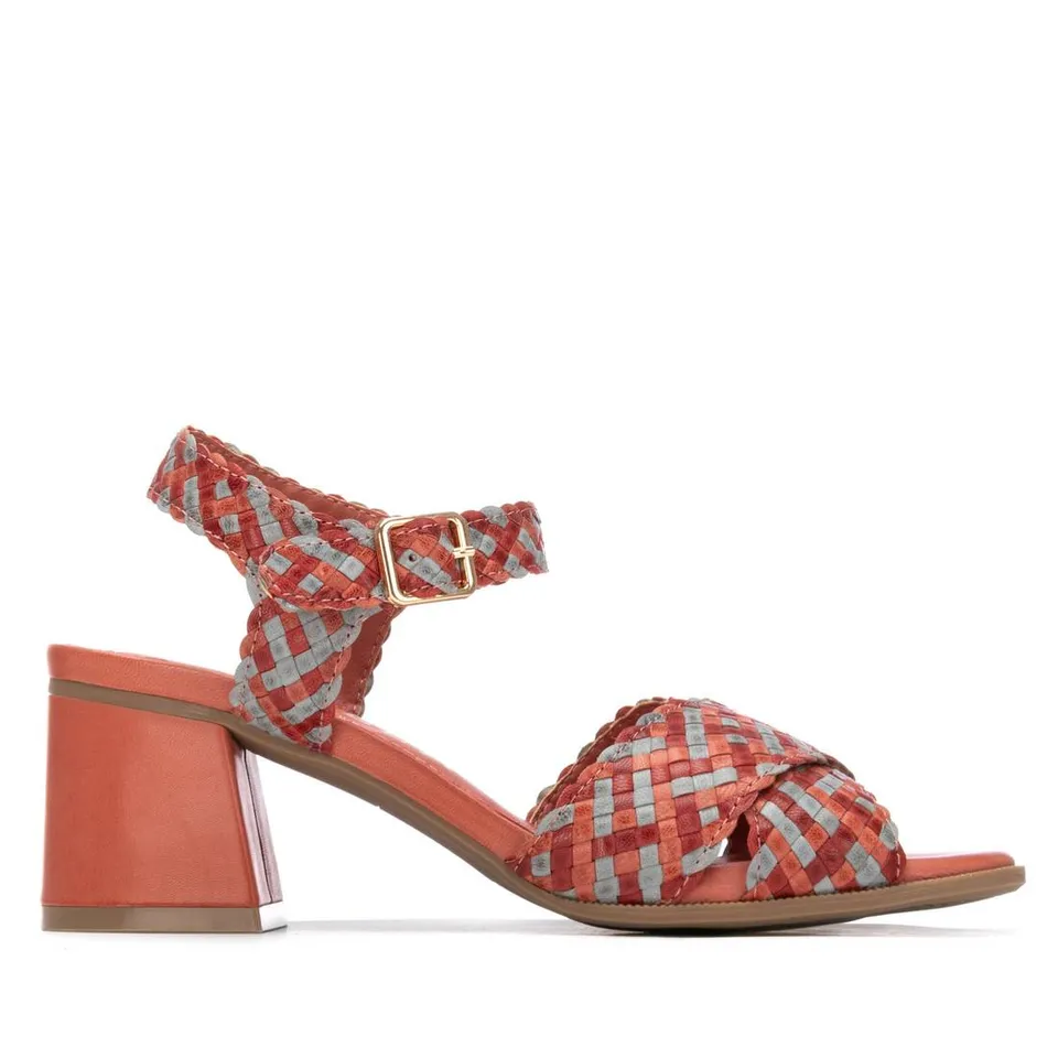 Carmela 16322201 sandale cuir corail talon 7 cm