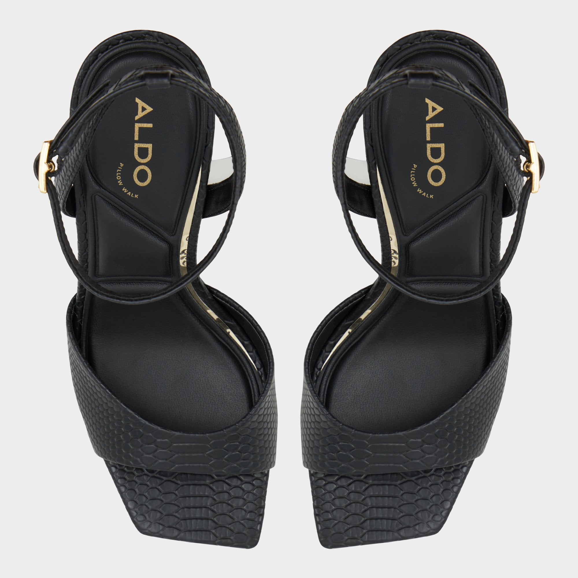 ALDO Lettie sandales talon aiguille noires brides