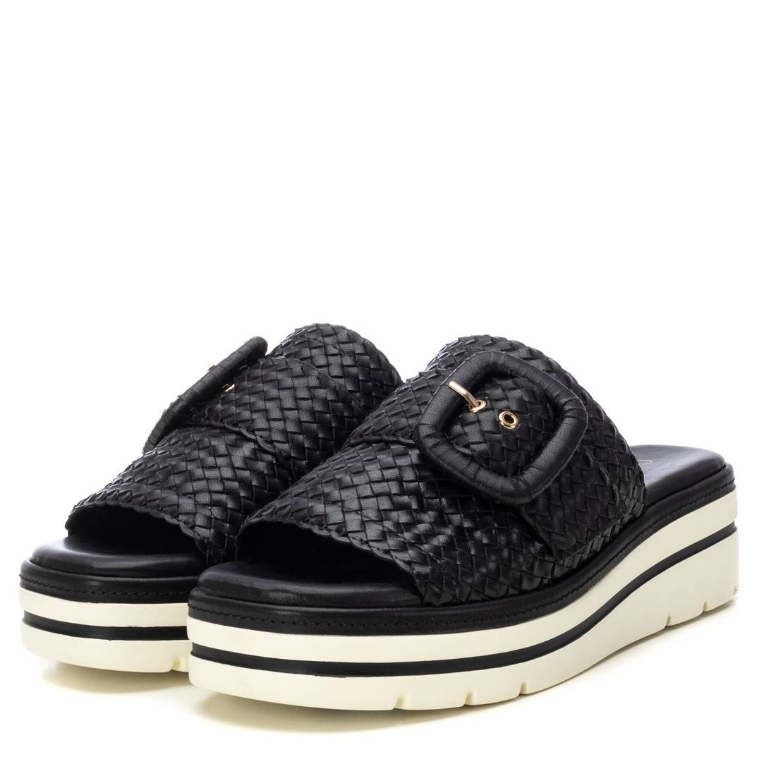 Carmela 16225103 sandales femme noir compensées