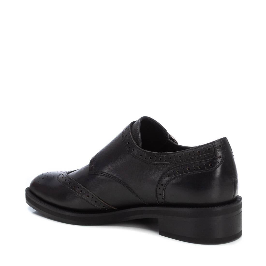 Carmela 16196302 mocassin noir cuir à boucle