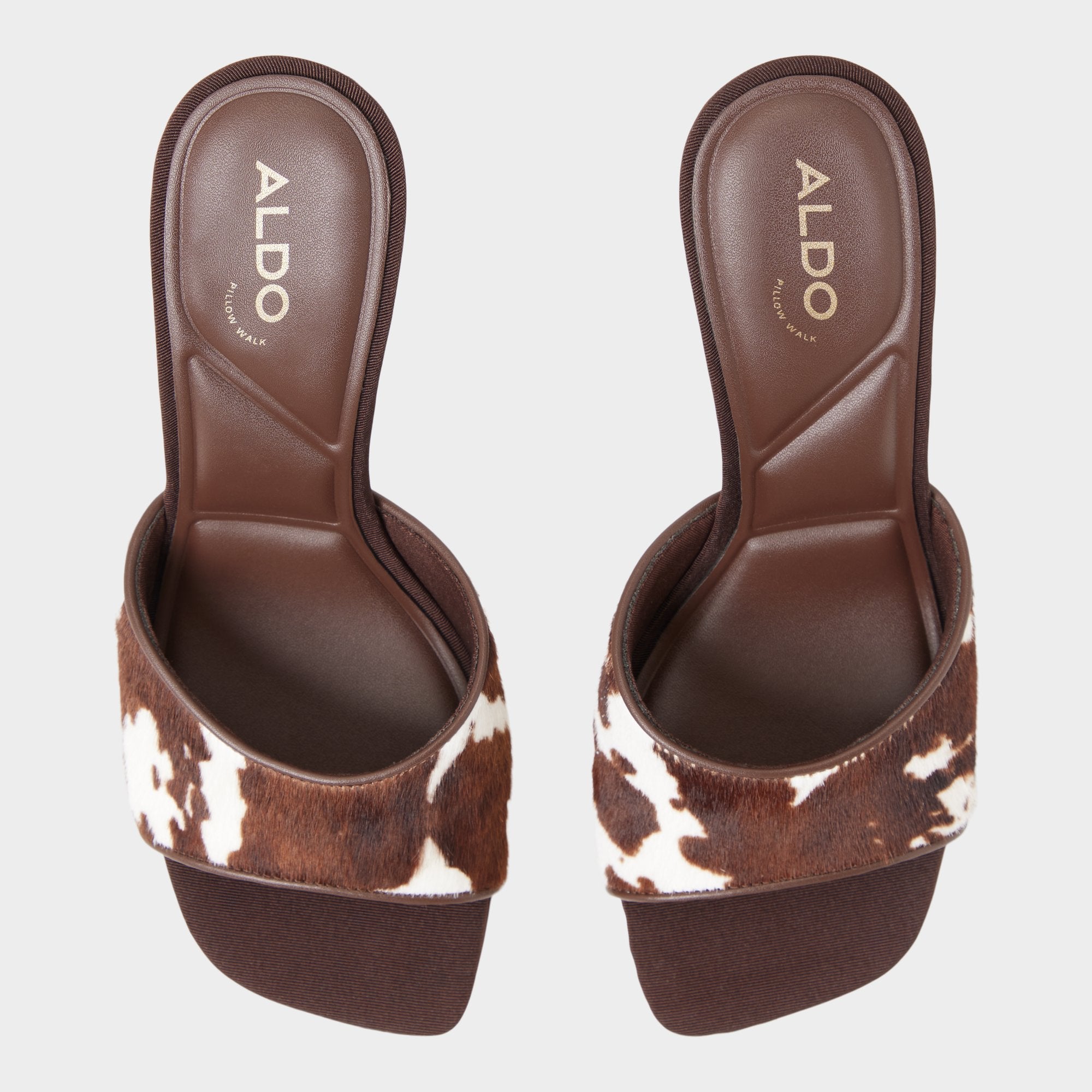 ALDO Evadalia mules cuir imprimé vache