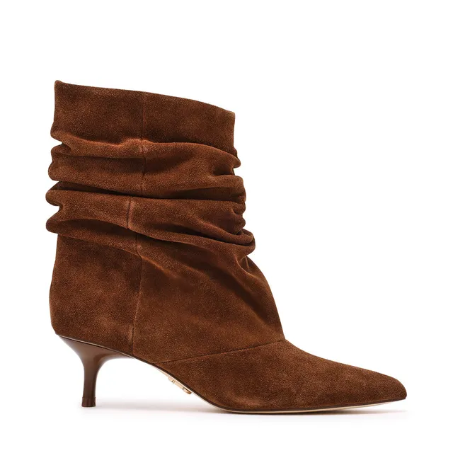 Steve Madden Flux bottines daim châtaigne talon 4 cm