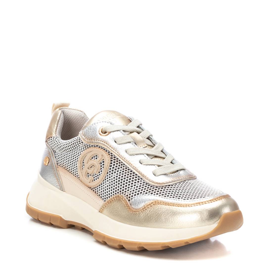 Carmela 16146901 baskets doré cuir lacets