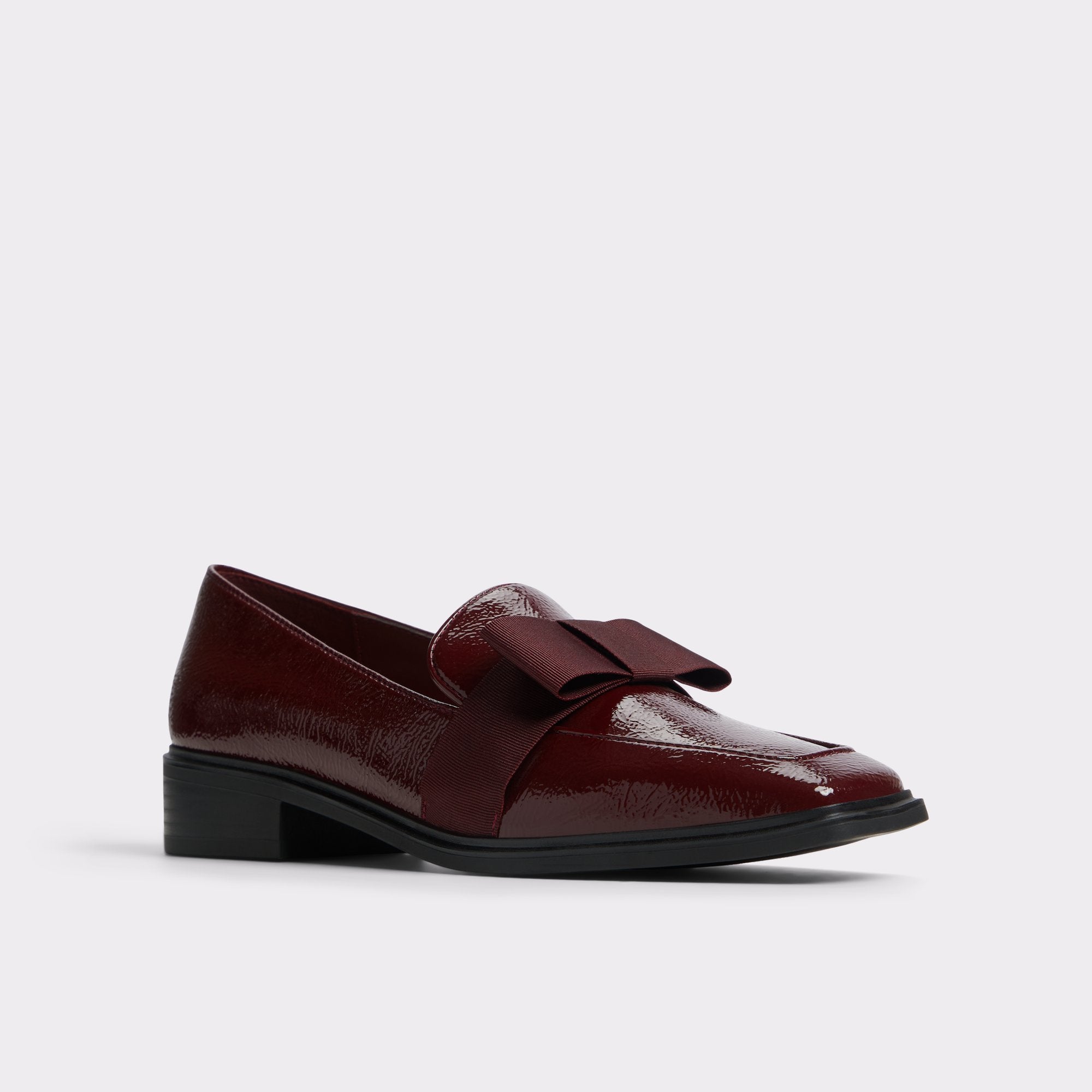 ALDO Hairalle mocassins bordeaux bout carré