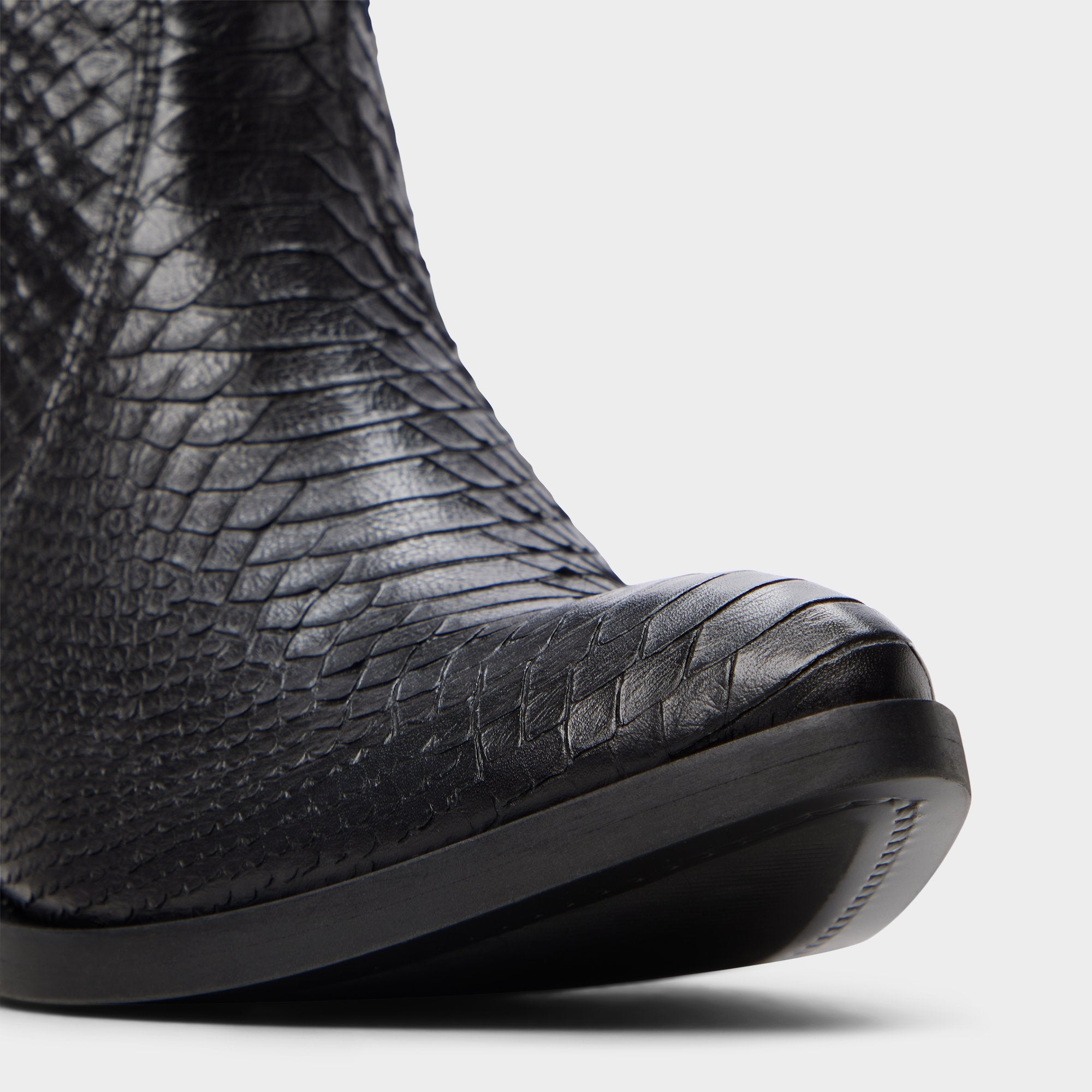 ALDO Mavrik bottes western noires serpent