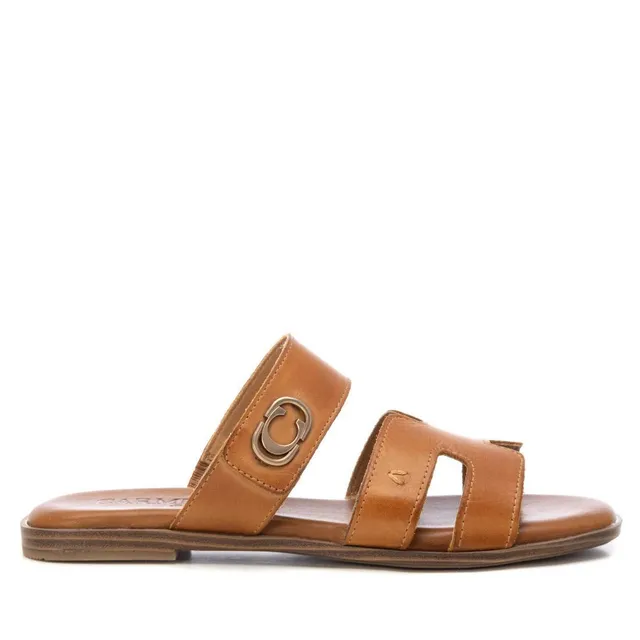 Carmela 16236401 Sandale Femme Cuir Camel Scratch