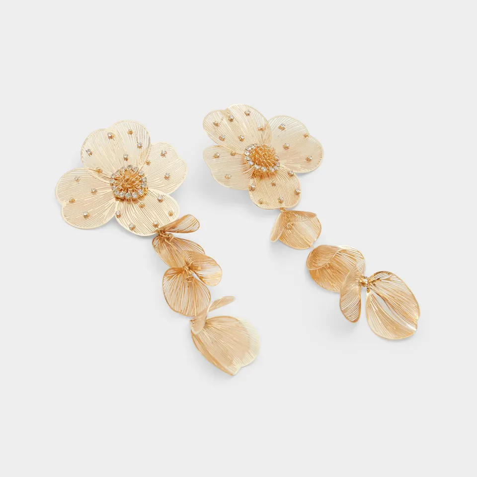 Aldo Gardenglam boucles d’oreilles pendantes doré