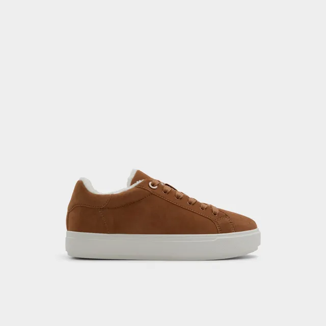 ALDO Merrylyn baskets basses marron fourrées