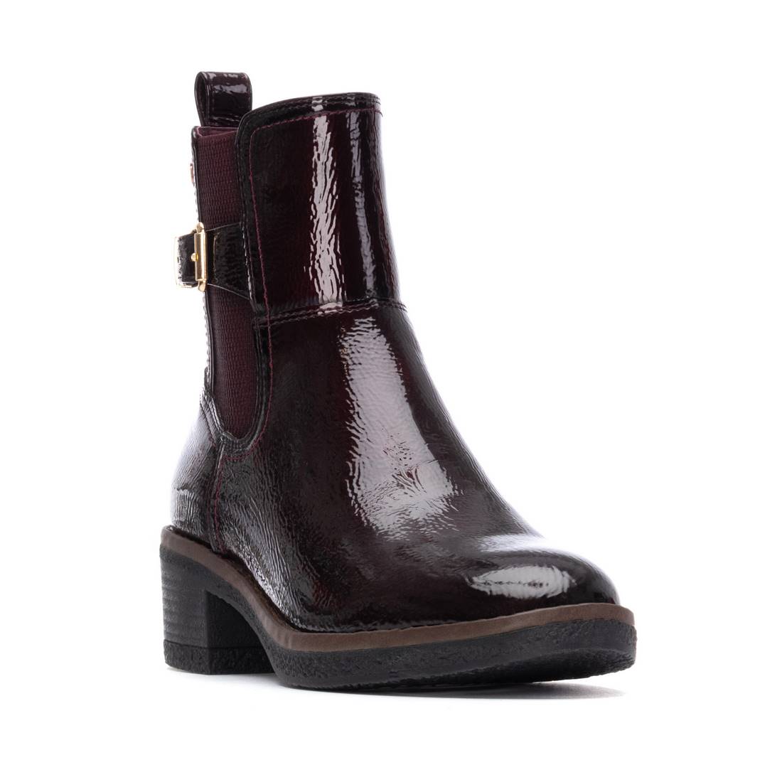 Carmela 16257902 bottine bordeaux talon verni