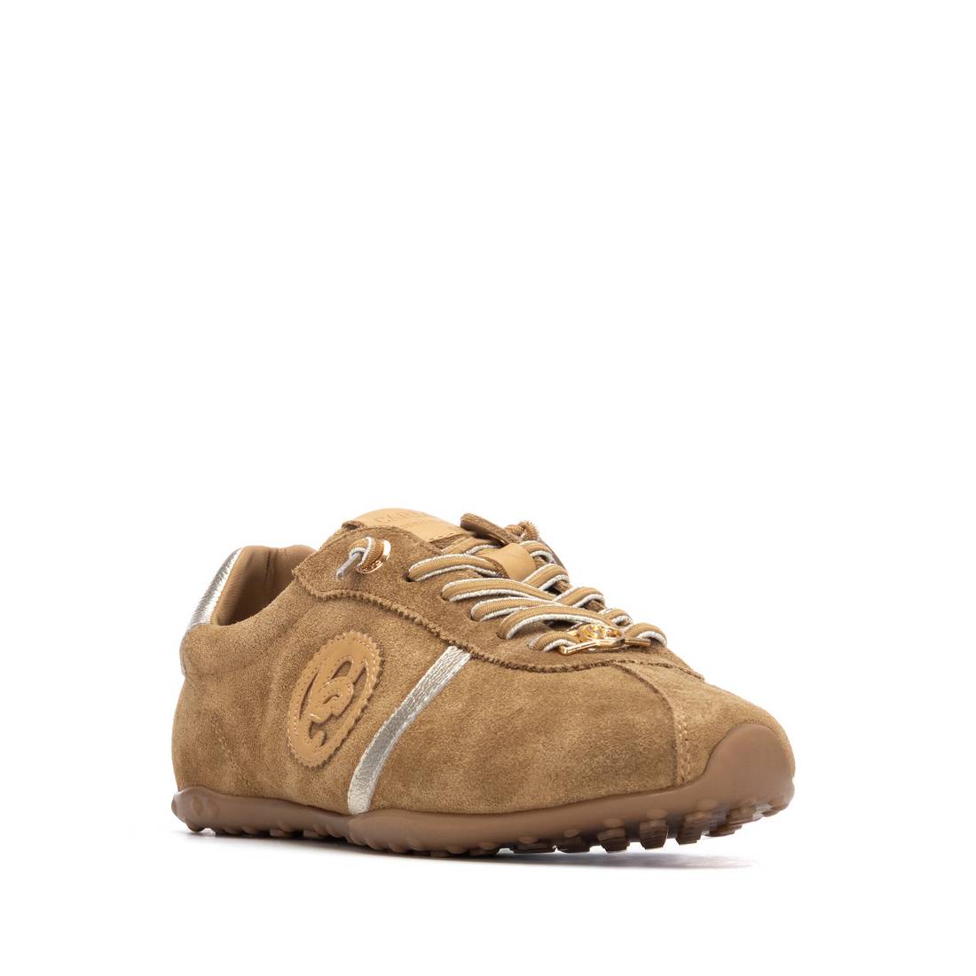 Carmela 16317301 baskets cuir camel à lacets