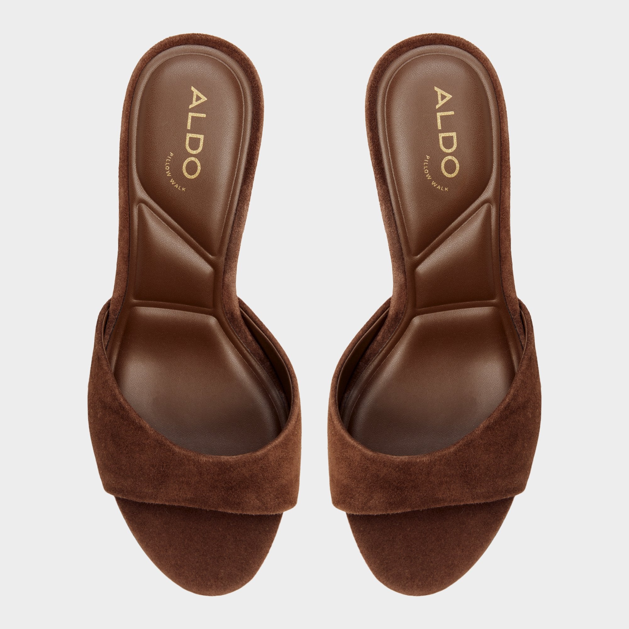ALDO Annaberaen mules suède marron