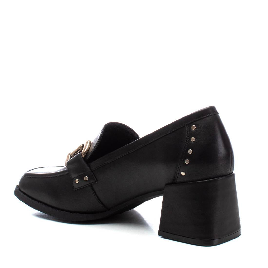 Carmela 16194101 mocassin femme noir cuir talon 6 cm