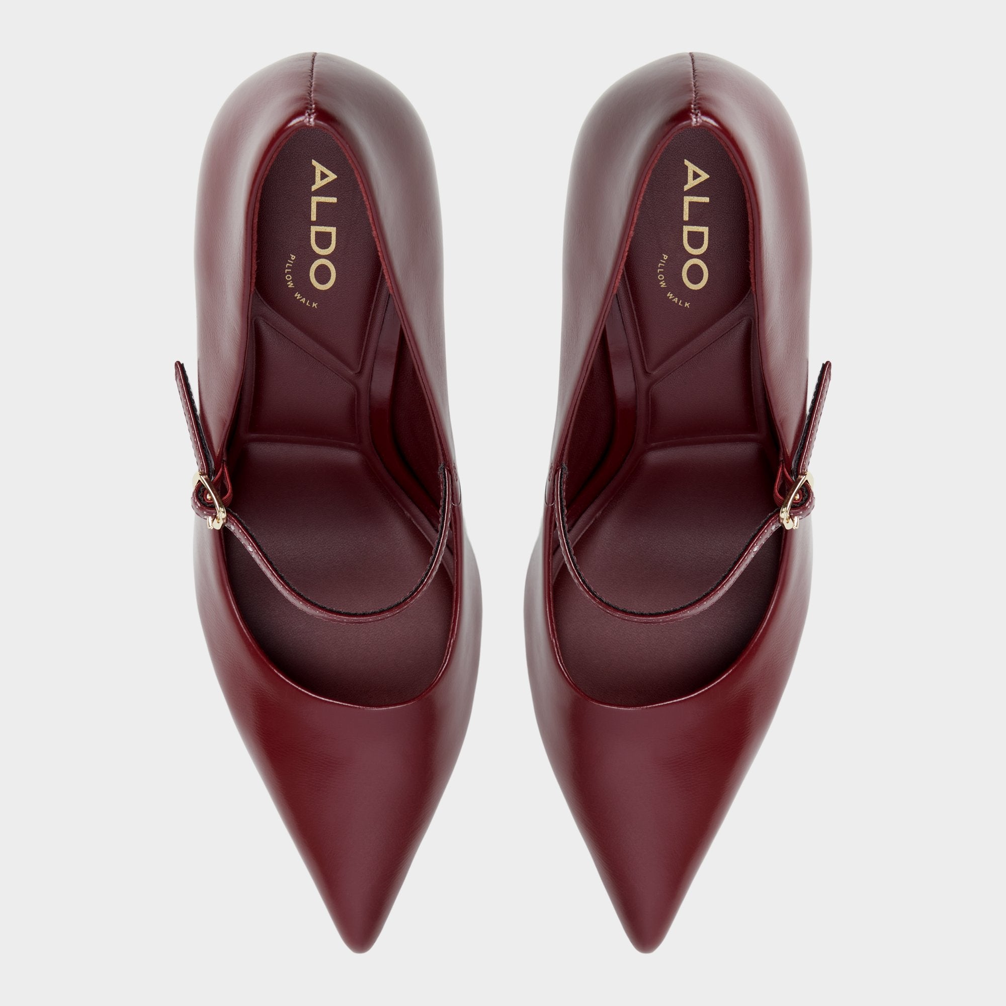 ALDO Eledeladar babies cuir talon aiguille bordeaux