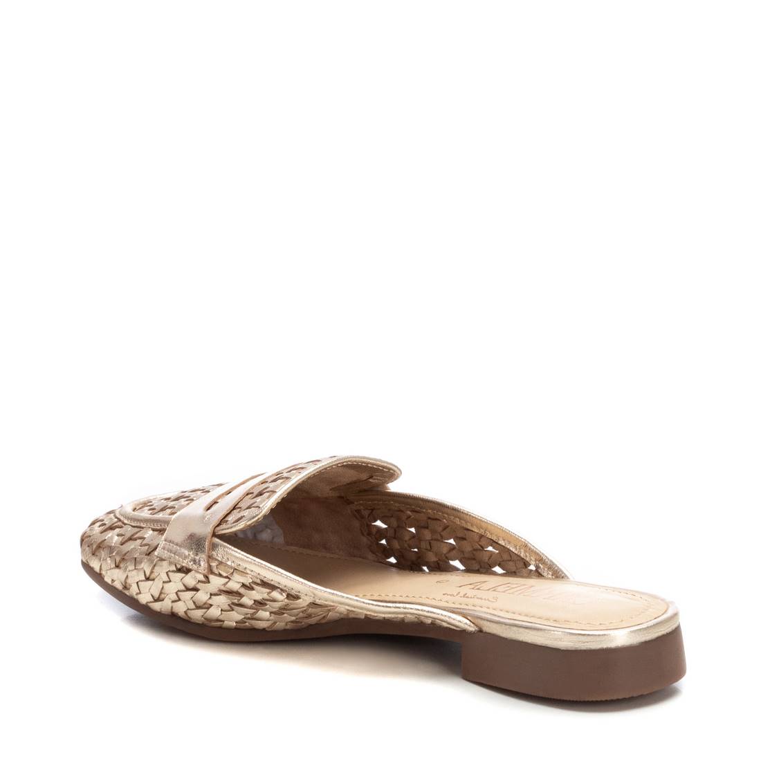 Carmela 16241103 sabot doré cuir tressé