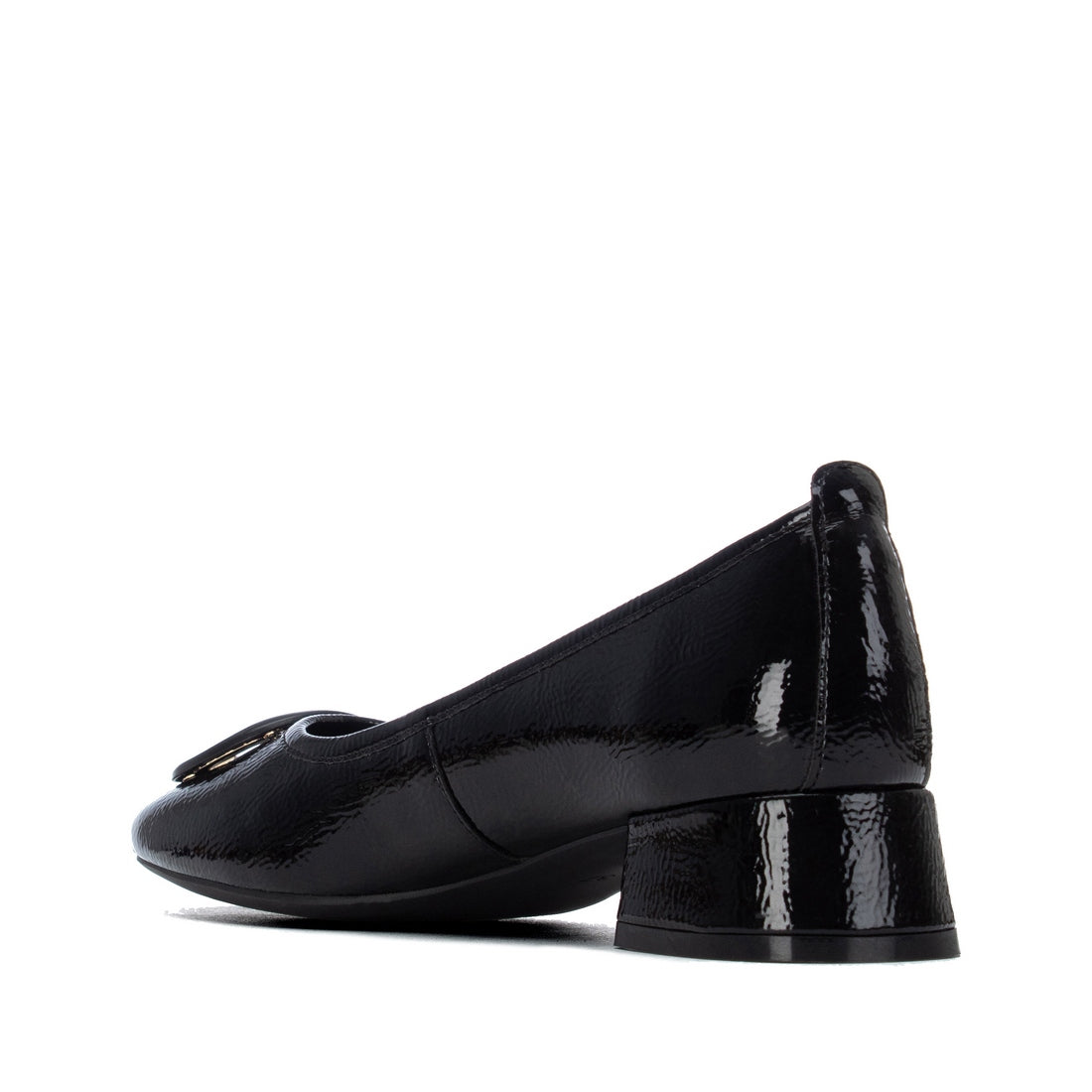 Carmela 16436301 escarpin ballerine vernis noir brillant