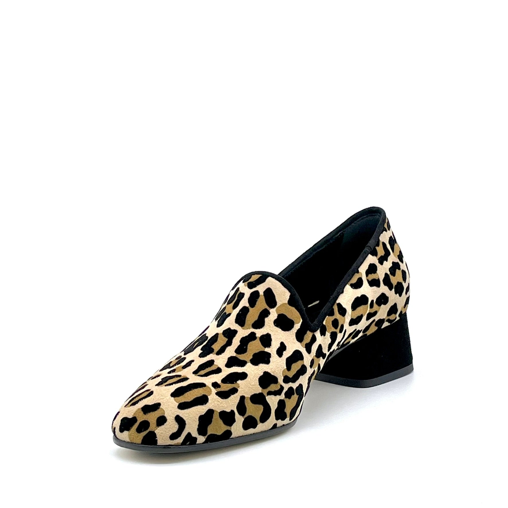 ELATA 55530 chaussure suède imprimé talon 3,5 cm
