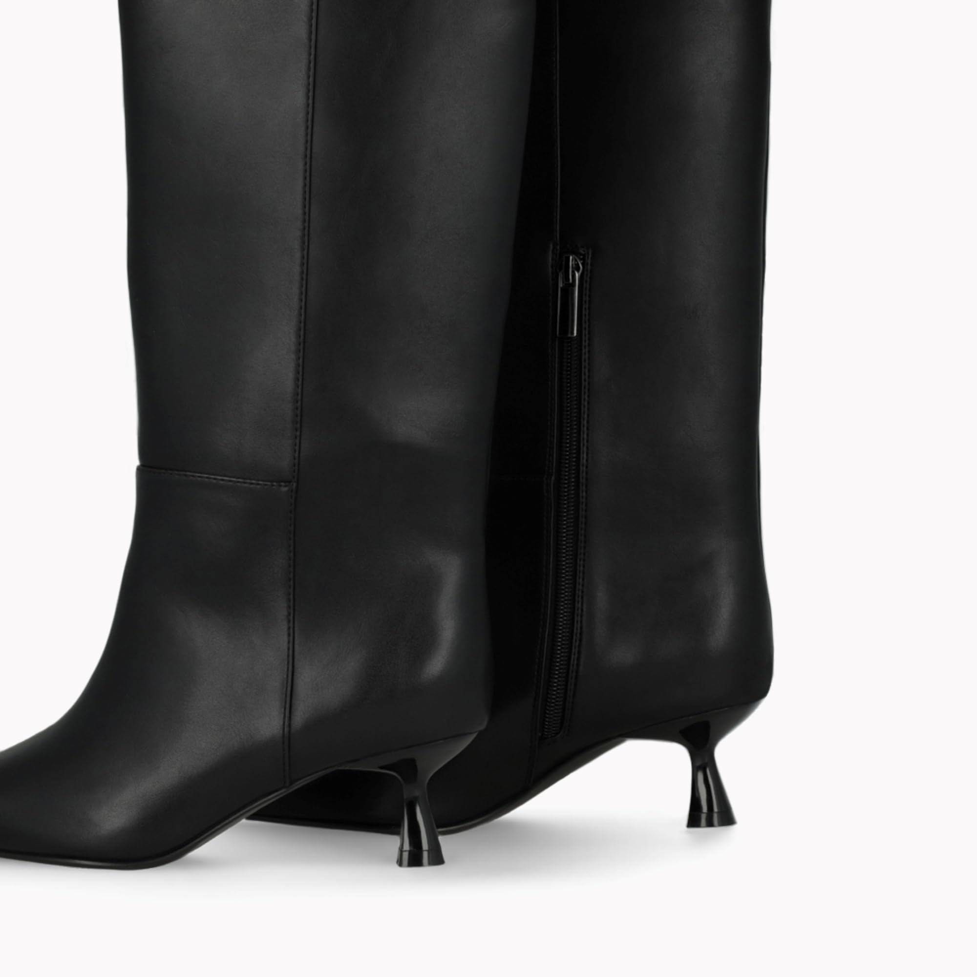 LODI A-Madrid bottes cuir noires à talon