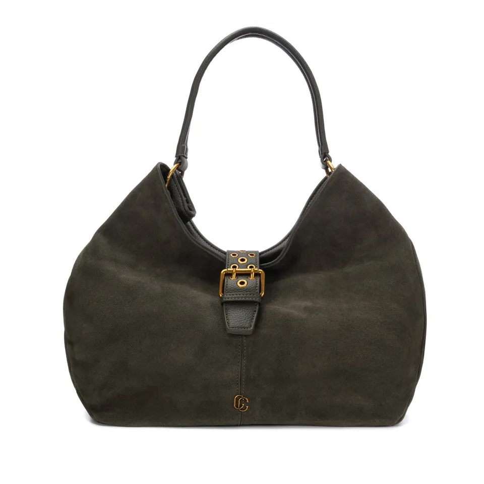 Carmela 18623903 sac cuir kaki 34 x 44 x 15 cm