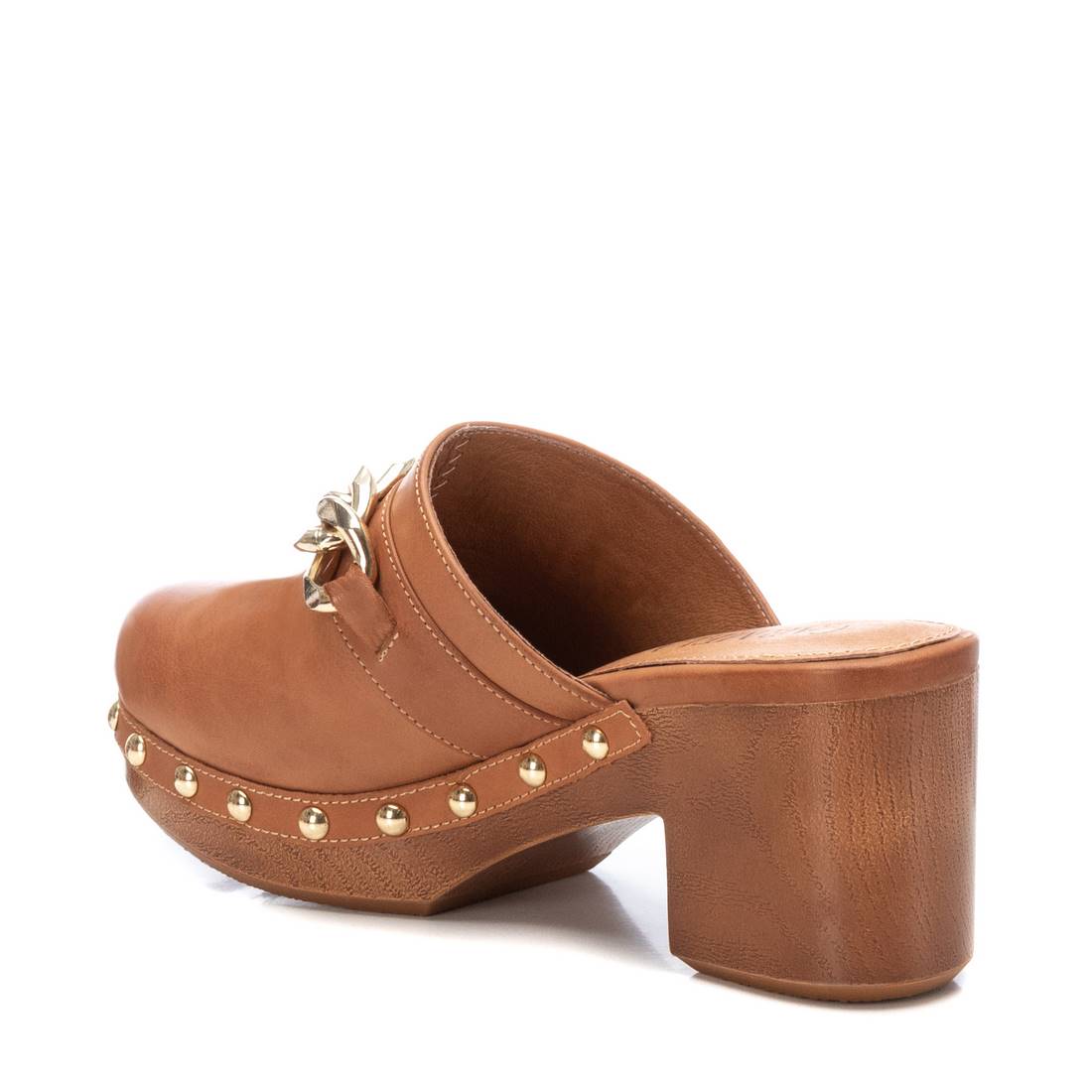 Carmela 16062701 sabot femme marron cuir talon 7 cm