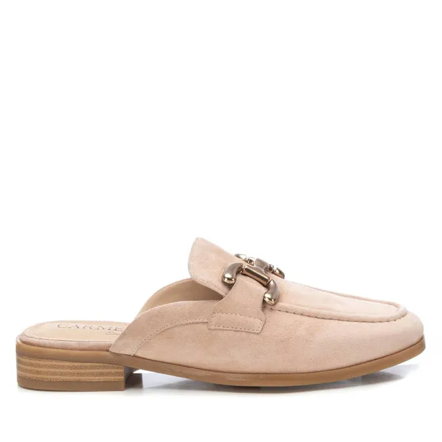 Carmela 16150504 sabot femme marron cuir suédé