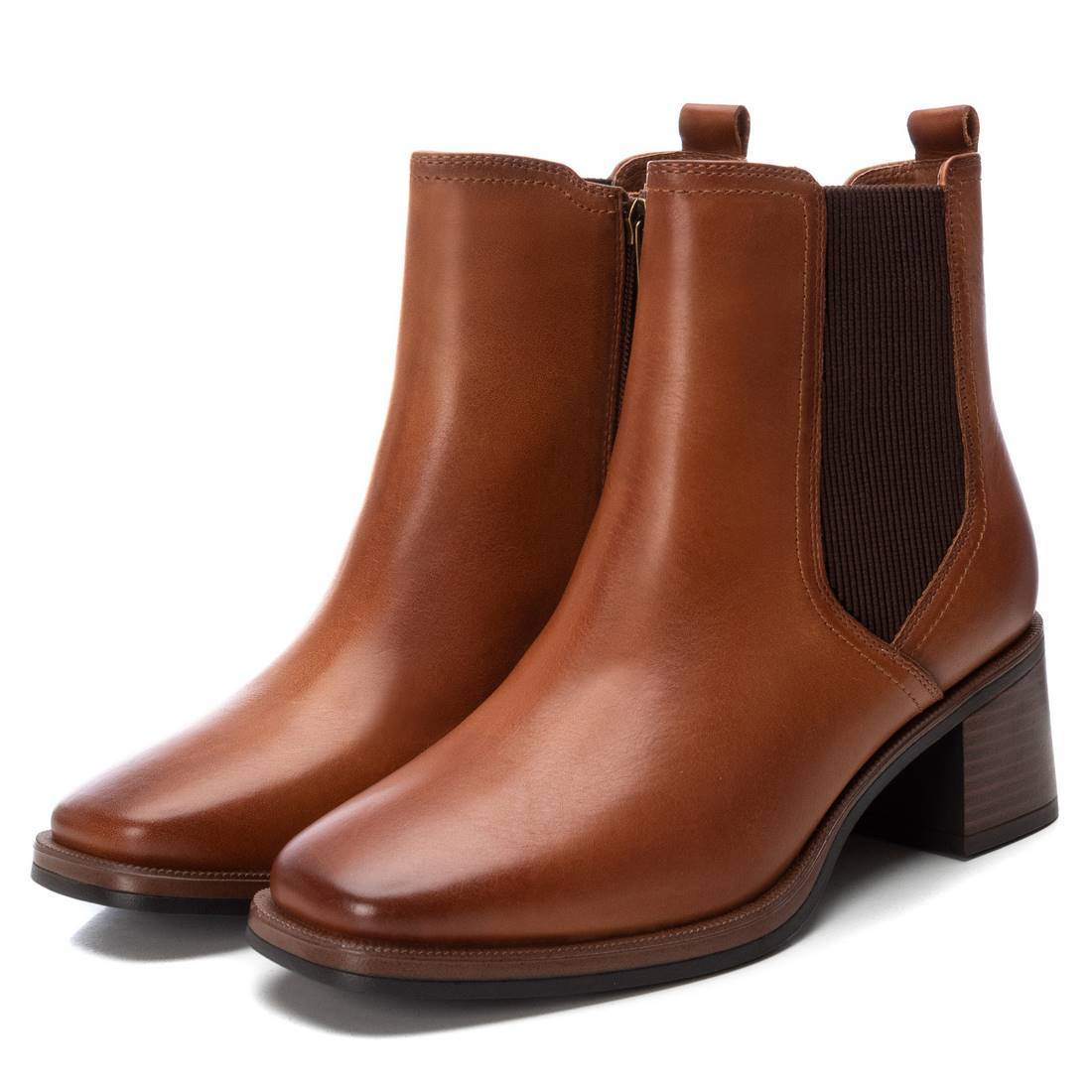 Carmela 16194602 bottine chelsea cuir marron talon 6 cm