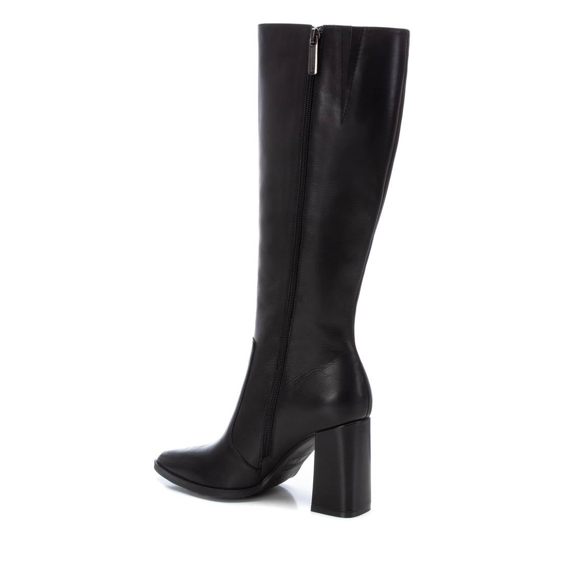 Carmela 16187601 bottes cuir noir talon 9 cm