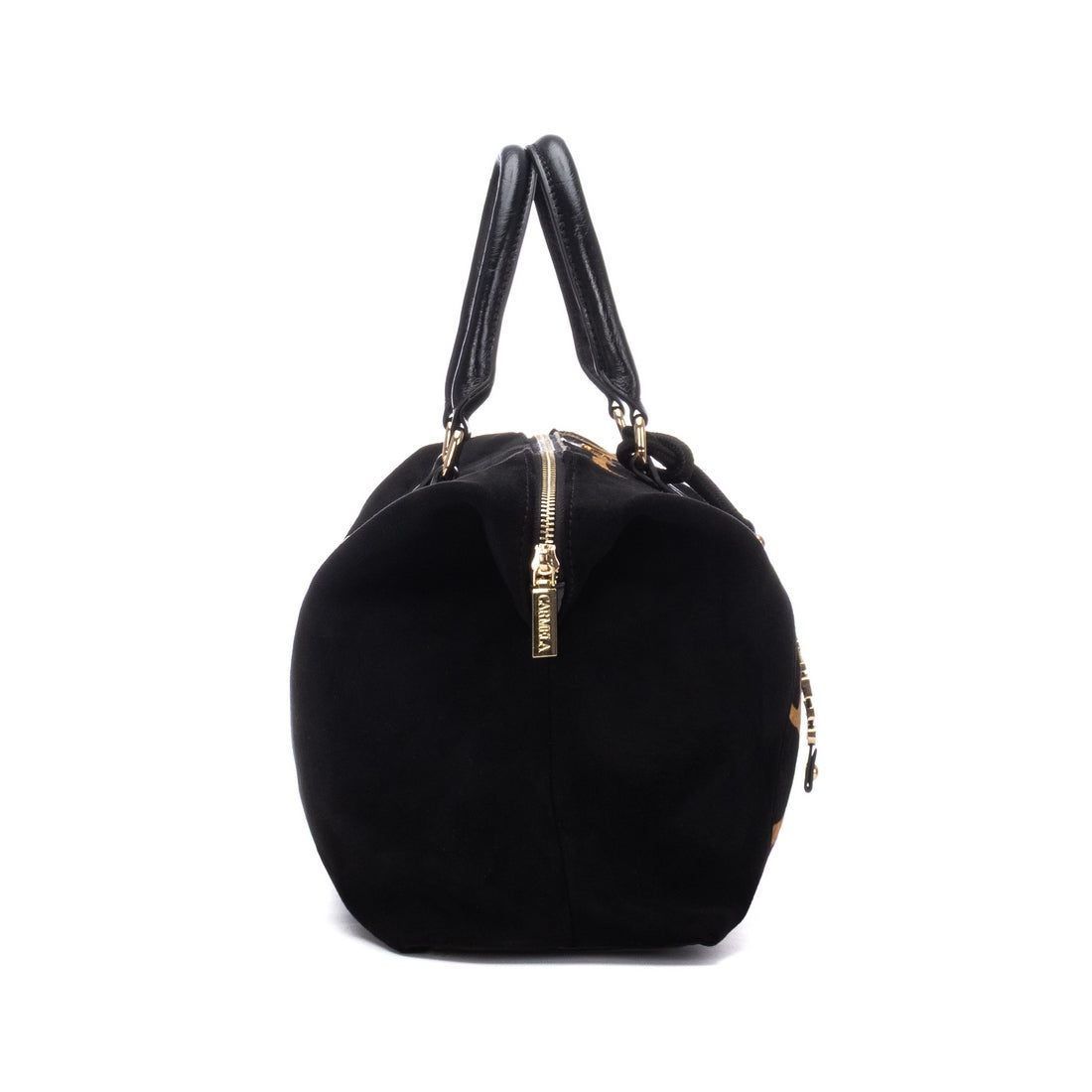 Carmela 18625304 sac mallette textile noir 35 cm