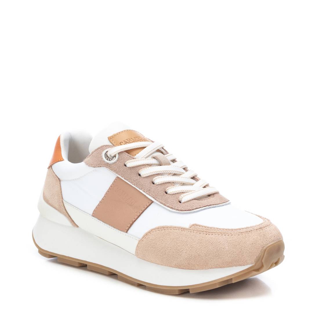 Carmela 16056001 sneakers femme marron cuir lacets